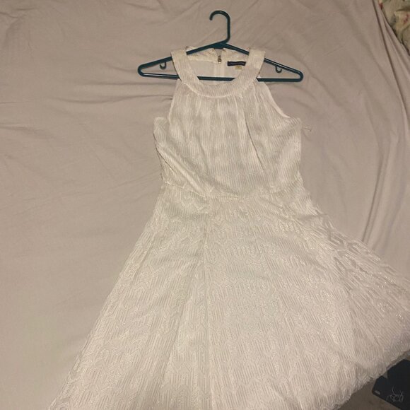 NWOT Tommy Hilfiger White Halter Summer Dress - Picture 3 of 7